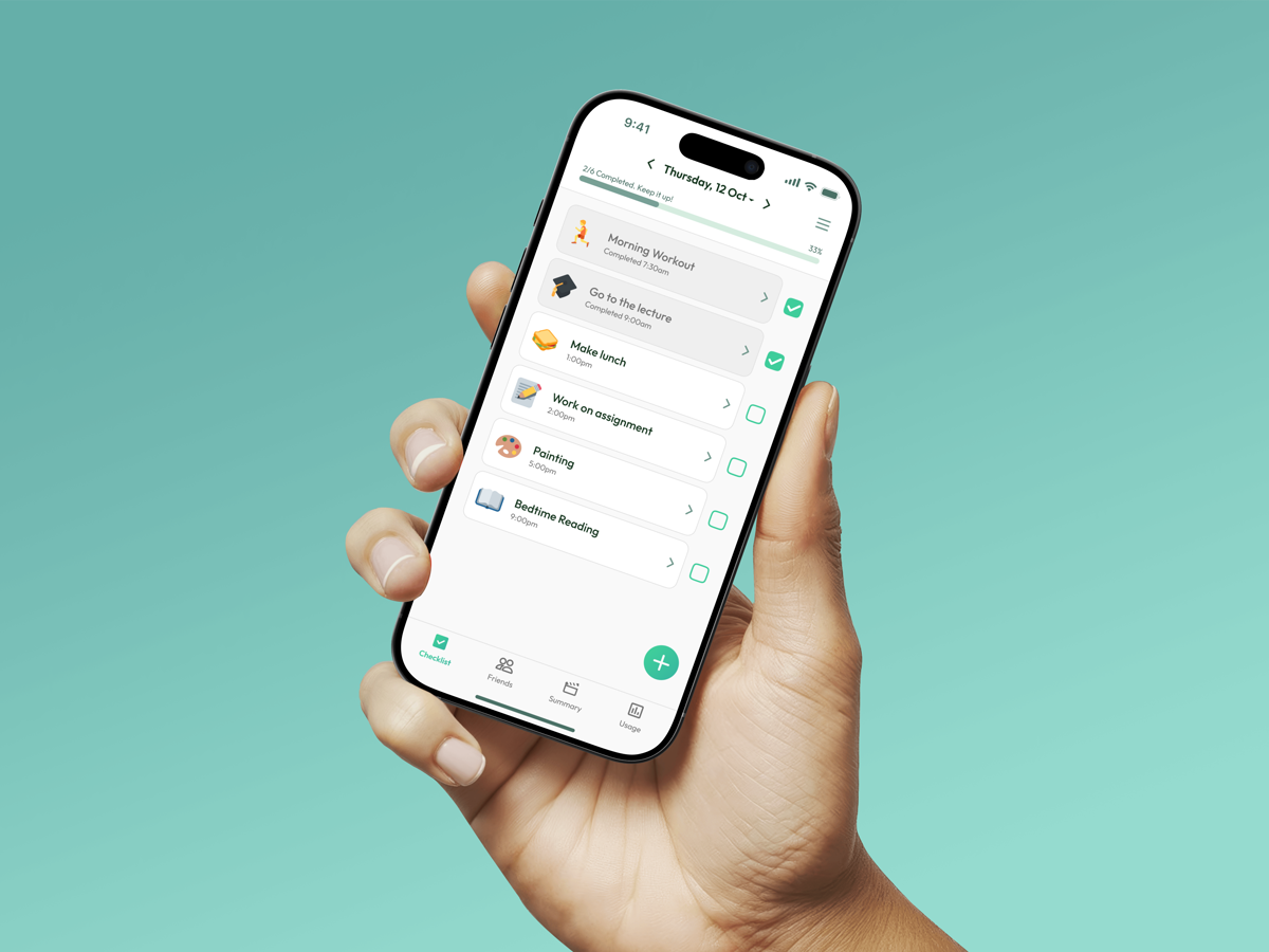 Check It interface preview for the Daily Checklist feature