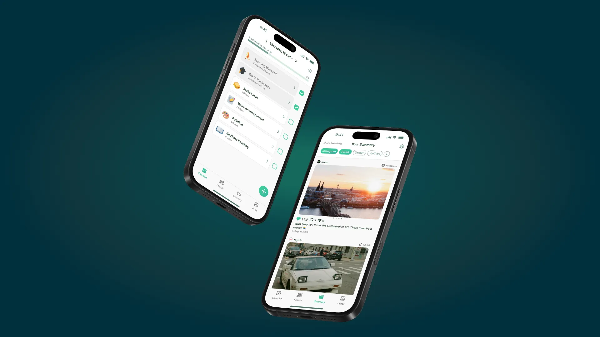 Check It mobile app interface preview
