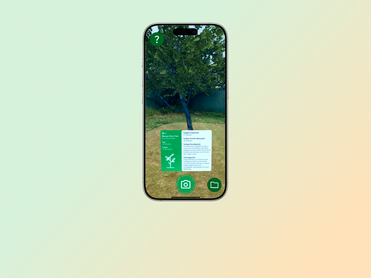 Sprout AR experience interface